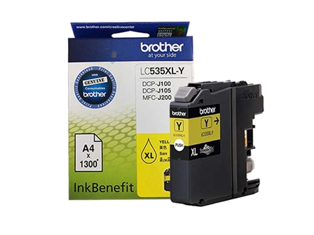 Brother LC-535XL High Yield Ink Cartridge Yellow