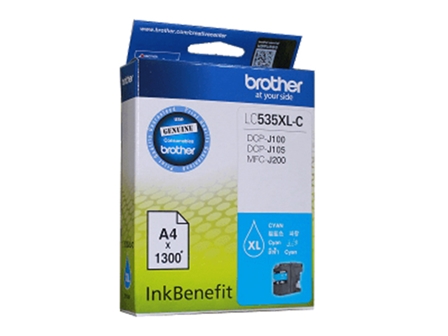 Brother LC-535XL High Yield Ink Cartridge Cyan
