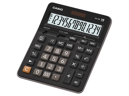 Casio GX-14B Calculator Standard 