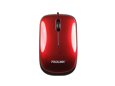 Prolink PMR3001 Retractable Optical Mouse Red