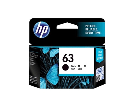 HP 63 Ink Cartridge F6U62AA Black 