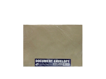 Conso Document Envelope 200lbs Letter 10s