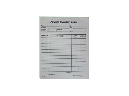 forms receipts office warehouse inc