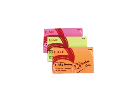 Eagle Sticky Notes 653N Neon