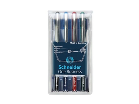 Schneider One Business Rollerball Wallet 0.6mm 4s