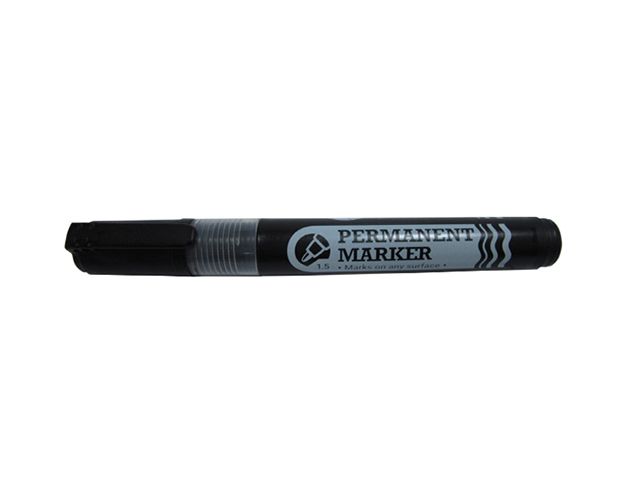 Black top permanent marker