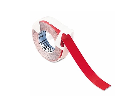 Dymo Embossing Labels 3D 520102 Red