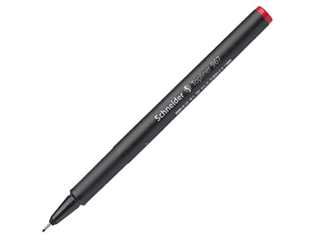 Schneider Topliner 967 Fineliner #9672 0.4mm Red 