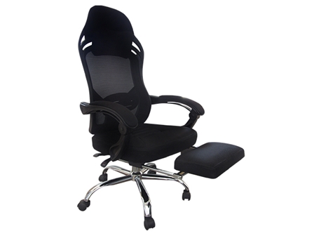 Executive Chair w/Foot Rest XY6091 Black 