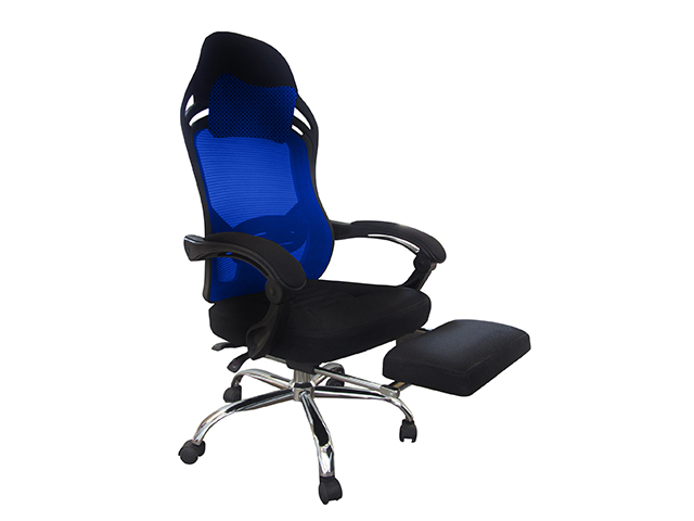 Executive Chair w/Foot Rest XY6091 Blue