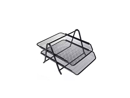 Office Warehouse Letter Tray Mesh 2L SHS19028 Black