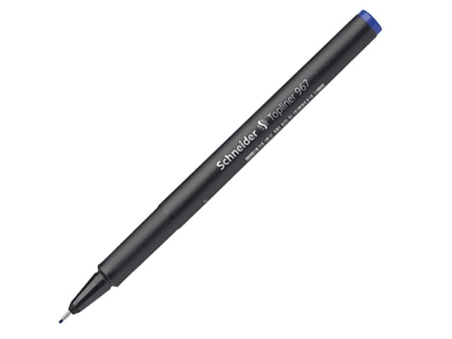 Schneider Topliner 967 Fineliner #9673 0.4mm Blue 