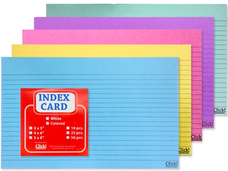 Click Index Card 5x8