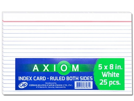 Axiom Index Card 5x8