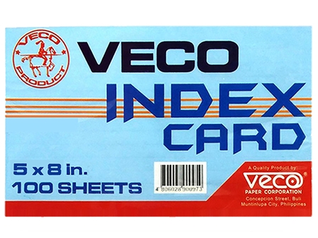 Veco Index Card 5x8