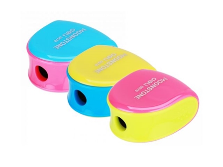 Deli Moon Stone Pencil Sharpener 0578 1Hole Assorted