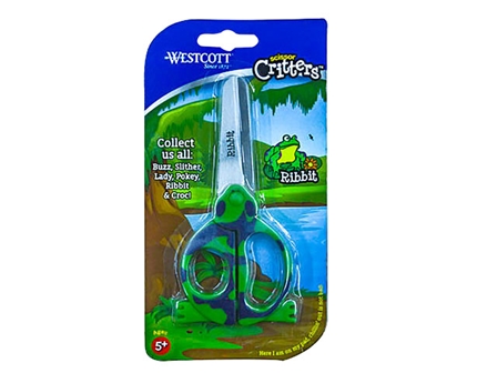 Westcott Critters Scissors For Kids Blunt Tip Frog 5