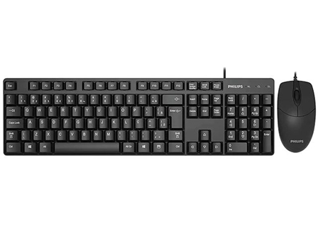 Philips C254 Wired Mouse and Keyboard Combo 