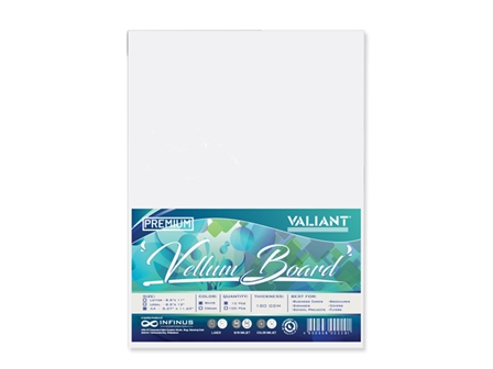 Valiant Premium Vellum Board Paper 180gsm A4 10s ^^