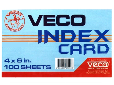 Veco Index Card 4x6
