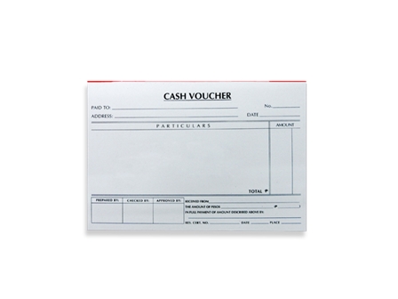 Consolidated Cash Voucher 1ply 8x5.5