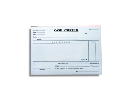 Consolidated Cash Voucher Carbonless 2ply 8x5.5