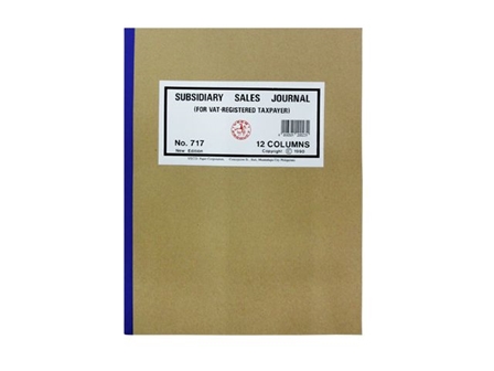 Veco Subsidiary Sales Journal 717