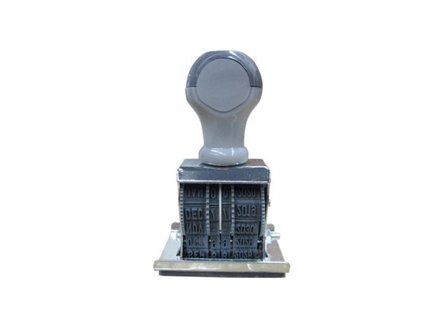 UK Office Received Dater Stamp Gray