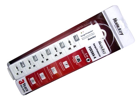 HuntKey PZC504-4 Power Strip 5 Outlets
