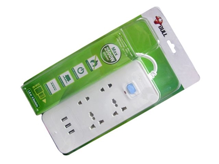 Bull 4-Gang Extension Board N122U 1.8m