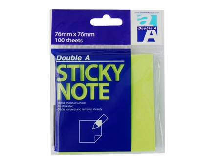 Double A Sticky Note 3x3