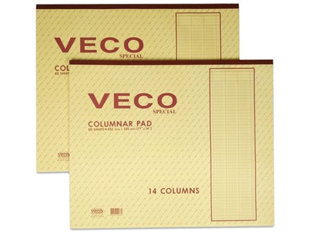 Veco Columnar Pad 17x14