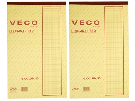 Veco Columnar Pad 8x14