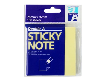 Double A Sticky Note 3x3