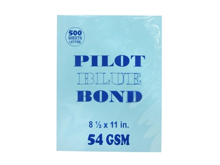 Pilot Colored Bond Paper Letter Blue 500s
