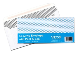Veco Security Envelope with Peel & Seal #10 10s