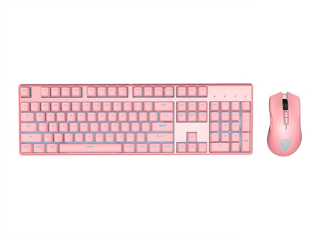 Motospeed CK700 Mechanical Keyboard and Mouse Combo Pink