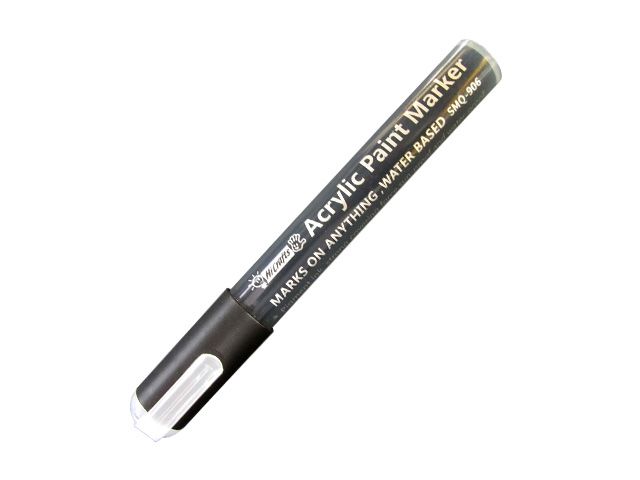 HiCrafts Acrylic Paint Marker Black