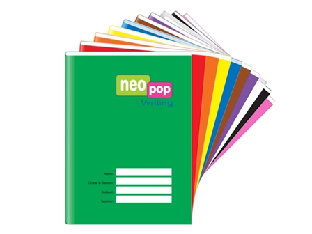 Veco NeoPop Writing Notebook 80 Leaves 10s