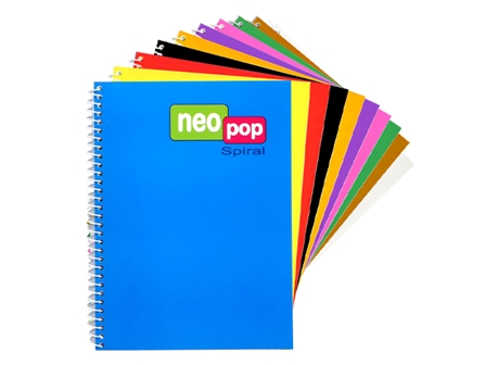 Veco NeoPop Spiral Notebook 80 Leaves 10s