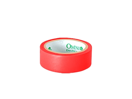 Omni PVC Electrical Tape ET165Z-04M Red