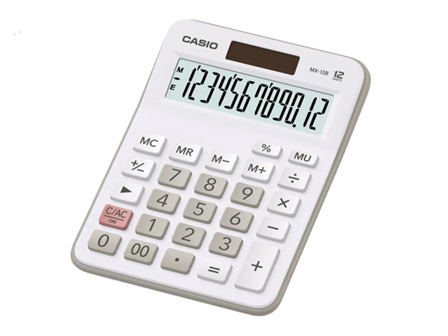 Casio MX-12B Calculator White