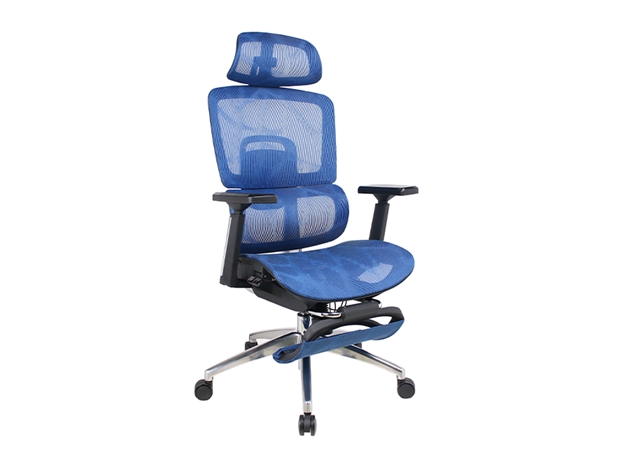 Executive Chair L97 Mesh with Footrest Blue