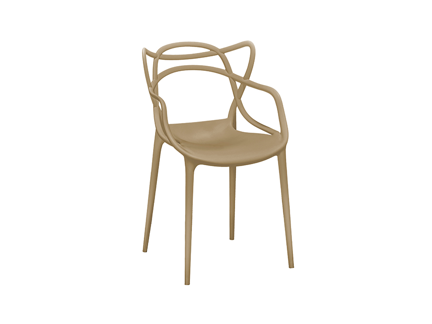 Plastic Chair THDC629 Beige