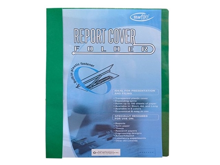 Starfile Report Cover Folder Green Legal