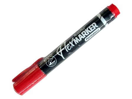 Flexoffice Permanent Marker FO-PM03 1.5mm Red