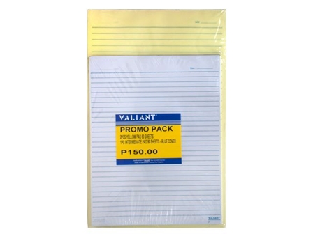 Valiant Yellow Pad + Intermediate Pad Promo Pack 3s