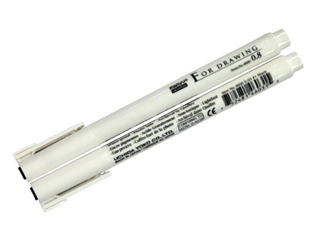 Marvy Uchida Drawing Pen Blk Promo Pack 2s