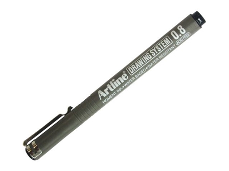 Artline Drawing System 0.8 Black