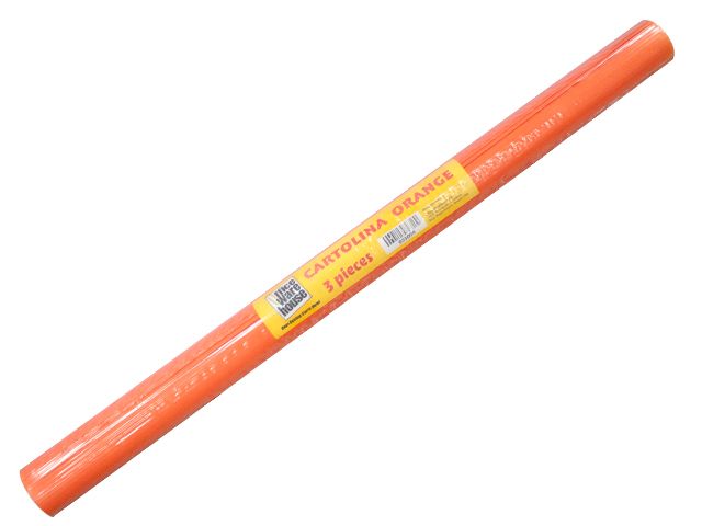 Office Warehouse Cartolina Orange 3s 